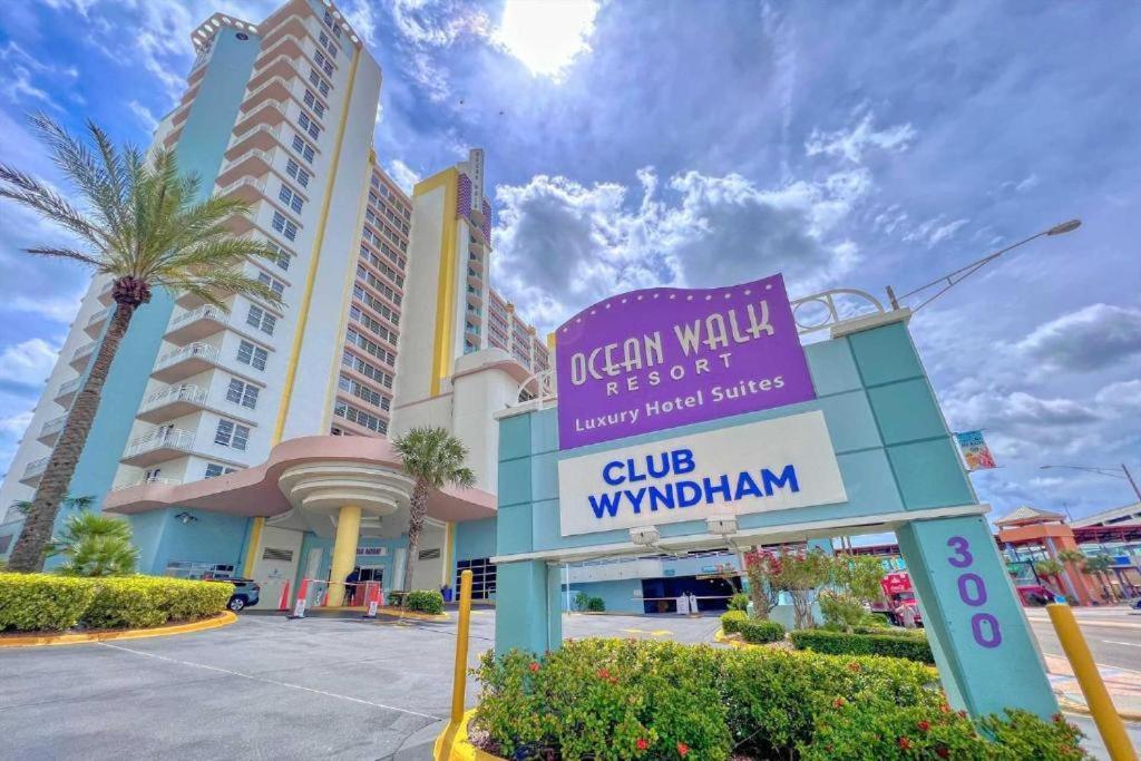 1 Bedroom Direct Oceanfront Condo Wyndham Ocean Walk Resort - Daytona Funland 703 Daytona Beach Extérieur photo