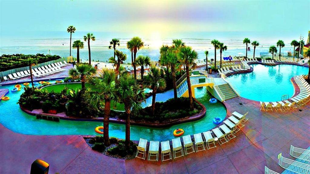 1 Bedroom Direct Oceanfront Condo Wyndham Ocean Walk Resort - Daytona Funland 703 Daytona Beach Extérieur photo